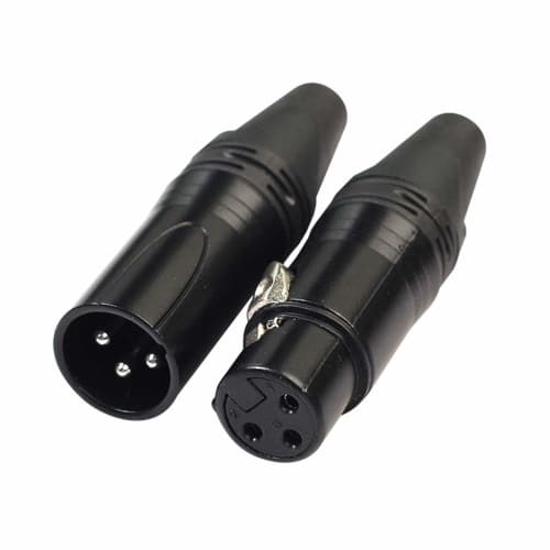 B Baosity XLR 3-Pin Male/Female Audio Connector