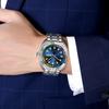 SKMEI 9353 Quartz Movement Stopwatch Alloy Stainless Steel Watch Business Men Wristwatches Clock Waterproof Fashion Male Luxury