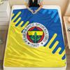 Fenerbahce2 Flannel Blanket, High quality Comfortable for All Seasons, Home Decor, Warmth and Comfort