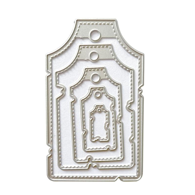 Metal Cutting Dies Hanging Tags Scrapbooking Decorative Embossing Paper Cards