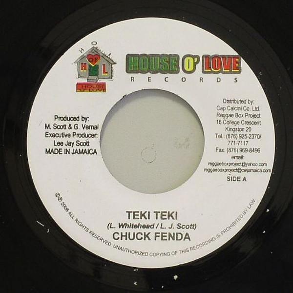 

7inch Record CHUCK FENDER / MUNGA - Teki Teki / First Time I Saw Alaine NONE House O Love R 2007 Jamaica Reggae, Ska & Dub Used