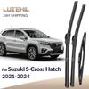 For Suzuki S-Cross Hatch -2024   Wiper Front & Rear Wiper Blades Windshield Windscreen Window Brushes 26"+14"+10"
