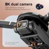 V88 HD Drone Aerial Photography Remote Control Aircraft Dual Camera Long Endurance Quadcopter