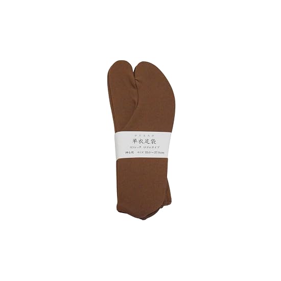 Solid Color Unlined Tabi Socks (Stretch / No Kohaze / Stretchy Tabi / Free Size / For Men / Also for