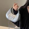 This Year, the Popular Small Bag 2025 New Korean Version of Fashion Lace Love Handbag Women Messenger Dumpling Bag Tide