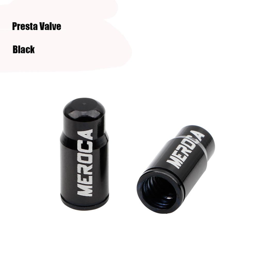 2pcs Aluminum Bicycle Tire Valve Cap Ultralight Mountain Road Bike Valve Cap Schrader/Presta Tire Valve