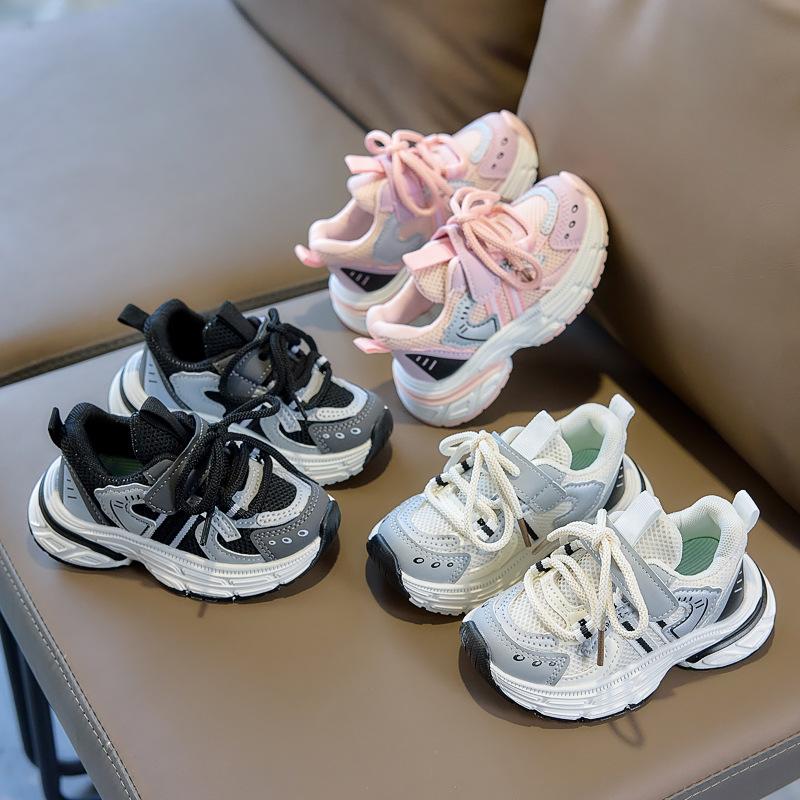 Children's Sports Shoes with Mesh Ventilation - Baby Walking Shoes for Boys and Girls