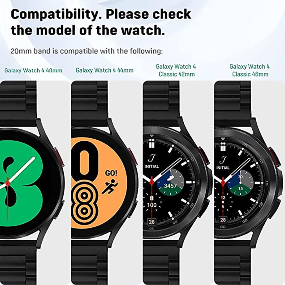 Cinturino in Metallo per Samsung Galaxy Watch 7/6/5/4 40mm 44mm Braccialetto in Acciaio Inossidabile Galaxy Watch 6/4 Classic 47mm 43mm 46 42mm/5pro 45mm
