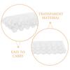 20pcs Quail Egg Cartons 30-Grids PVC Carton Trays for Quail Eggs High Transparency Food Packaging Supplies for Home Restaurant