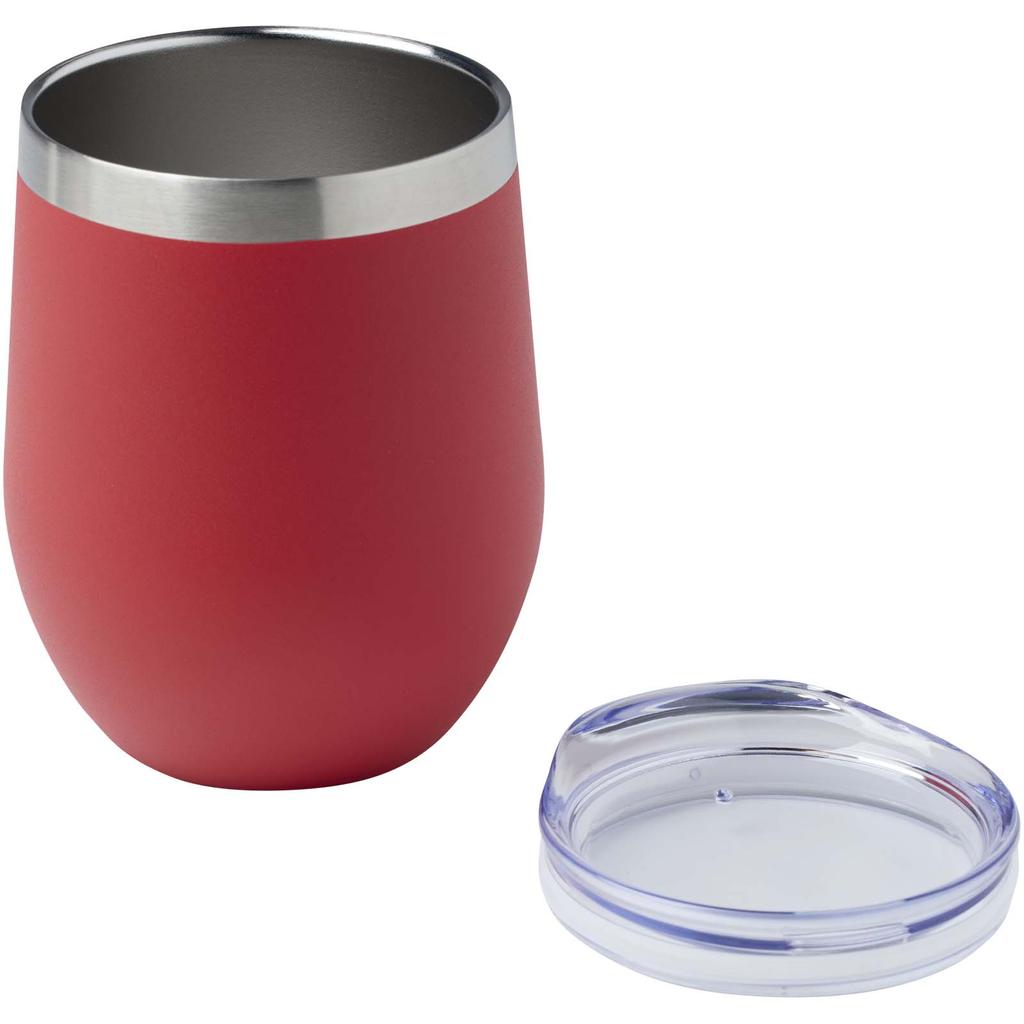 Glass "Corzo" 350 Ml RCS-certified Recycled Stainless Steel Copper-insulated Mug Red