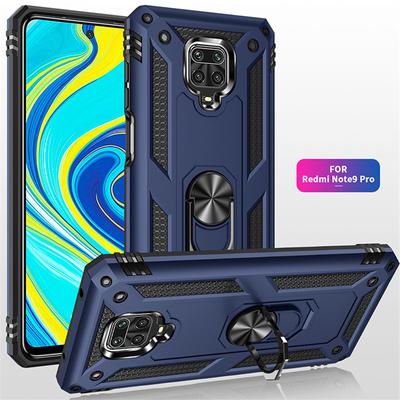 Funda protectora para Xiaomi Redmi Note 9 Pro, a prueba de golpes, con anillo y soporte para Redmi Note 9 Pro Max, Note 9 S y 9S