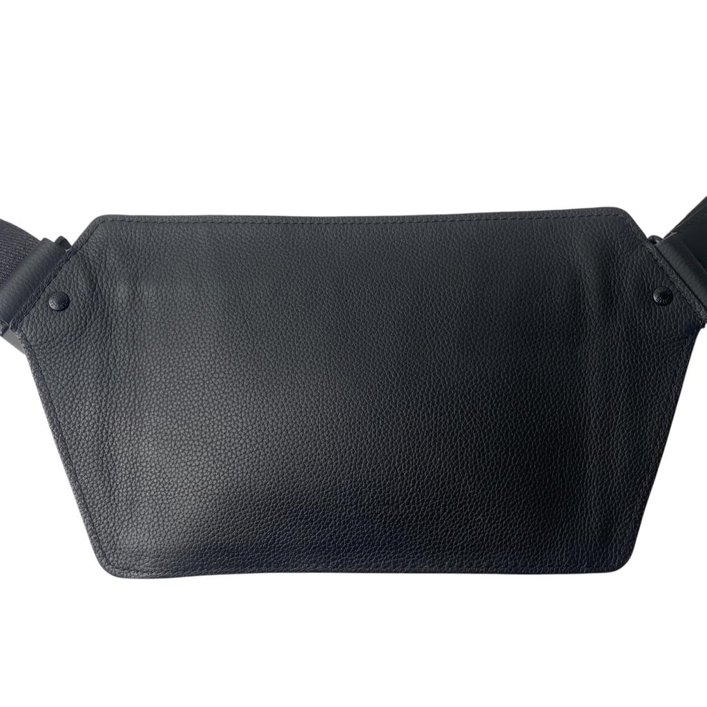 Used LOUIS VUITTONbody bag black leather mens