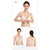 Summer Solid Color Front Button Triangle Bra Cotton Feel No Underwire Bra Breathable Back Women's Bra