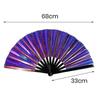 10 Inch Folding Fan Bright Color Hand Rave Fan Festival Renaissance Party Bamboo Party Decorative
