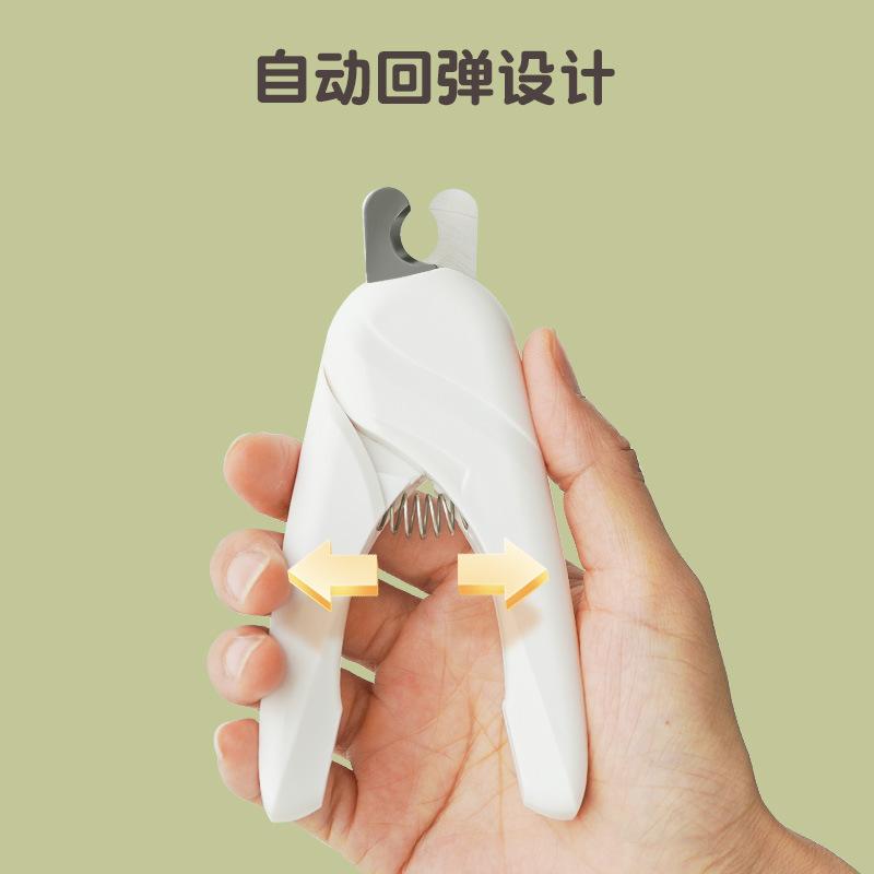 New pet nail clippers pet attractive force led photo blood clipping cat nail clippers dog cat pliers scissors