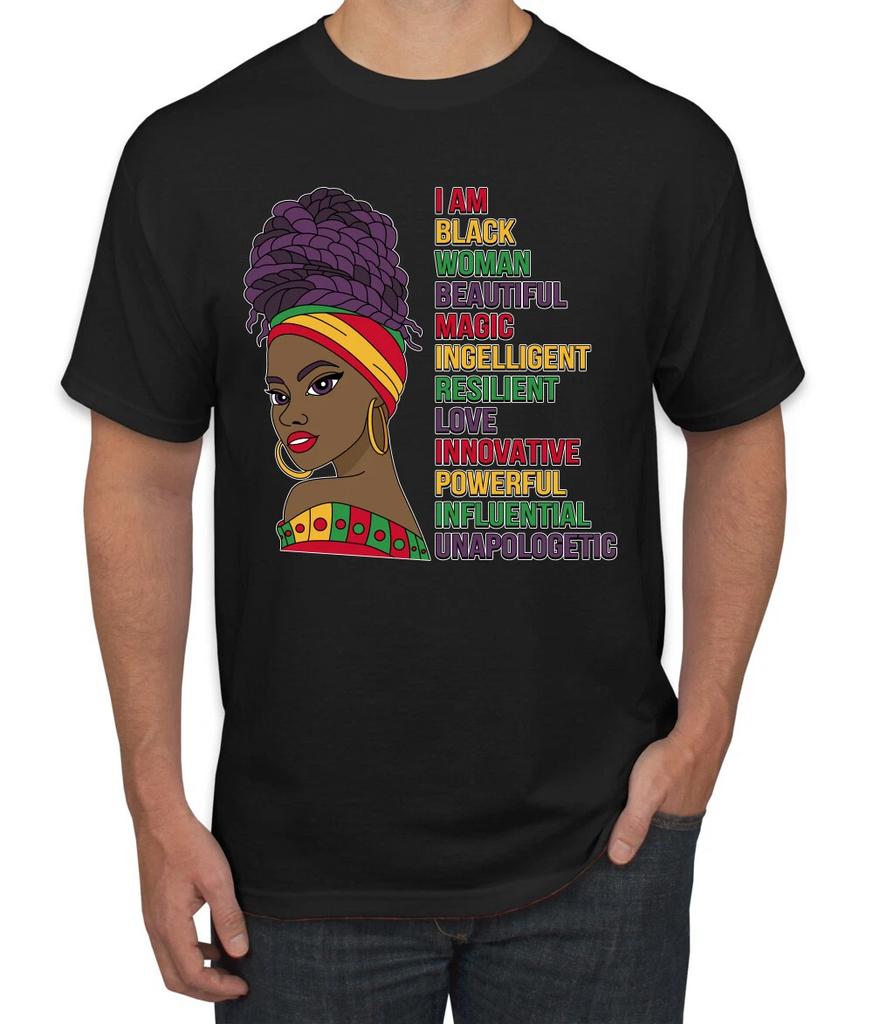 Black History Is My History African American Pride Men T- Shirt
