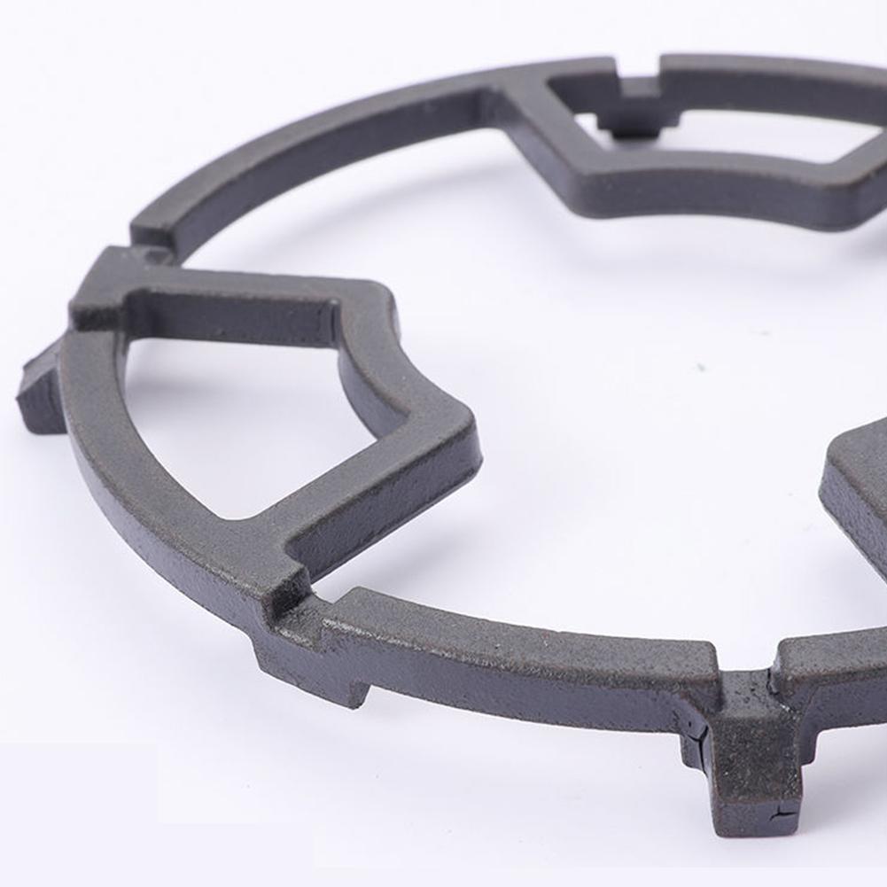 Kochfeldherd Pfannenhalter Ständer Rutschfest Eisen Wok Halterung Ring 8 Schlitze Universeller Wok Halterungsring Gasherd Zubehör