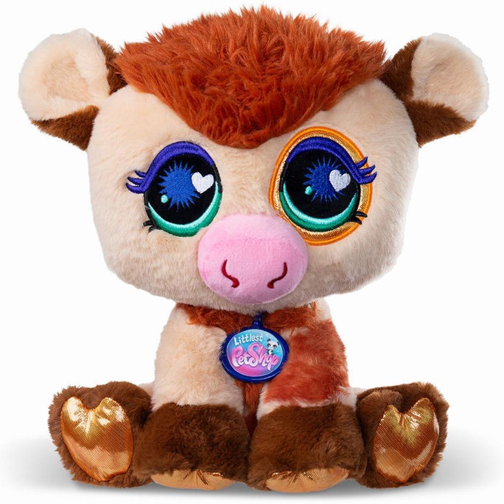 Peluches Deluwe - LITTLEST PET SHOP - BF00666 - Vache - 25 cm