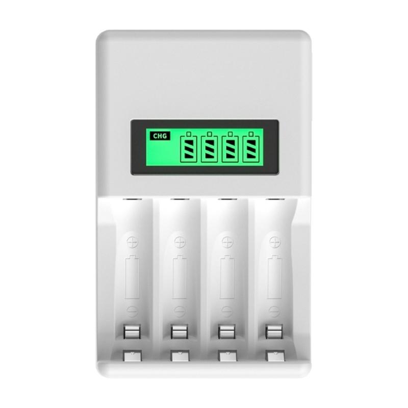 Intelligent Battery Four Bay Battery Charging up to 1000mA For 2A Multiple Cell Type Battery Power Supply