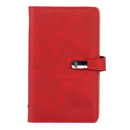 

Держатель для визитных карточек 120 слотов для карт из искусственной кожи Книга для визитных карточек Защита для кредитных карт Офис красный