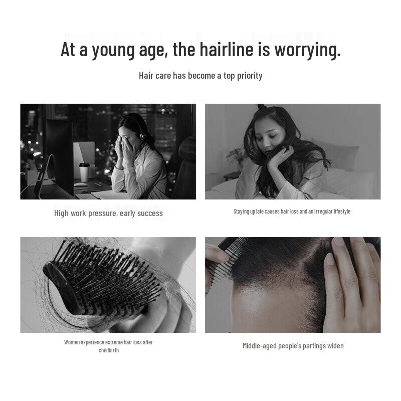 Jindao Microcurrent & Red Light Hair Growth Comb