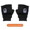 Windproof Rechargeable Heated Gloves 360 Degree Thermal Warm Fingerless for Outdoor Hiking Cycling Winter Sports Heated