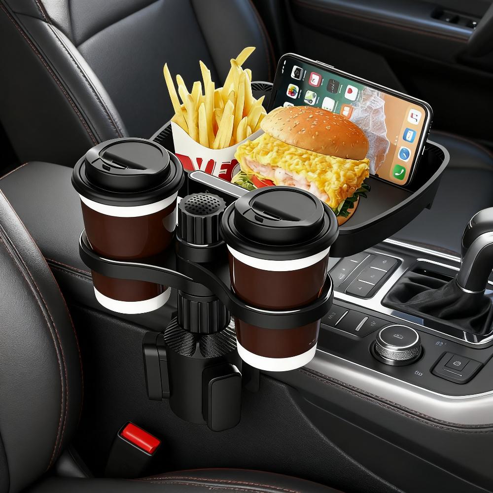 Car Co-pilot  bar armrest box, car makeup cup holder, beverage storage, following car, SUV, dining plate, sedan