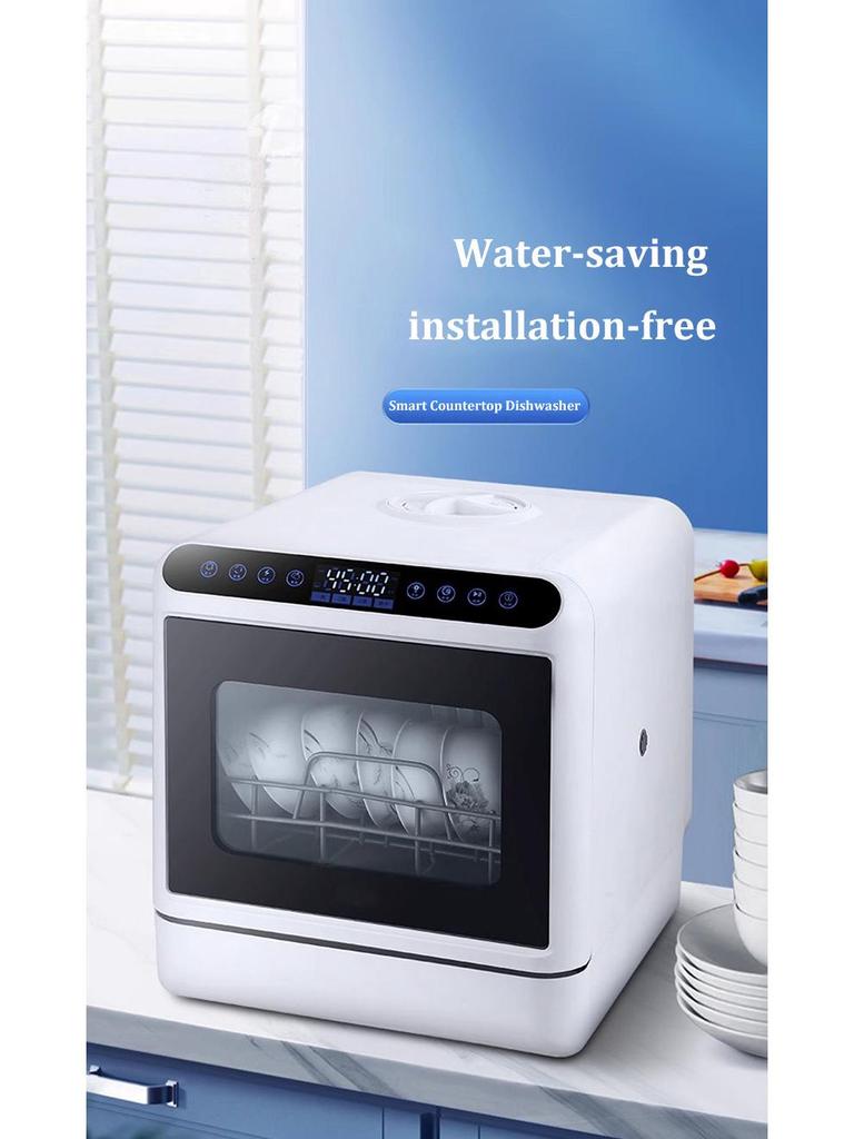 Exklusiver Tischgeschirrspüler mit kostenloser Installation - 110V/220V, mit Wassertank - UK/US/EU-Stecker