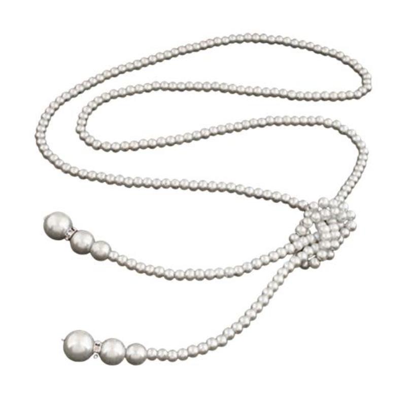 Frauen elegante Quaste Anhänger lange Kette Charms Pullover Halskette