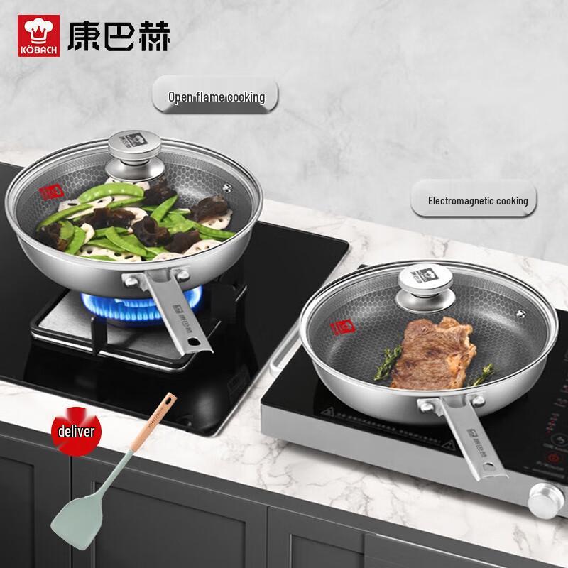 Kangbach 26cm Red Dot 304SS Non-Stick Frying Pan