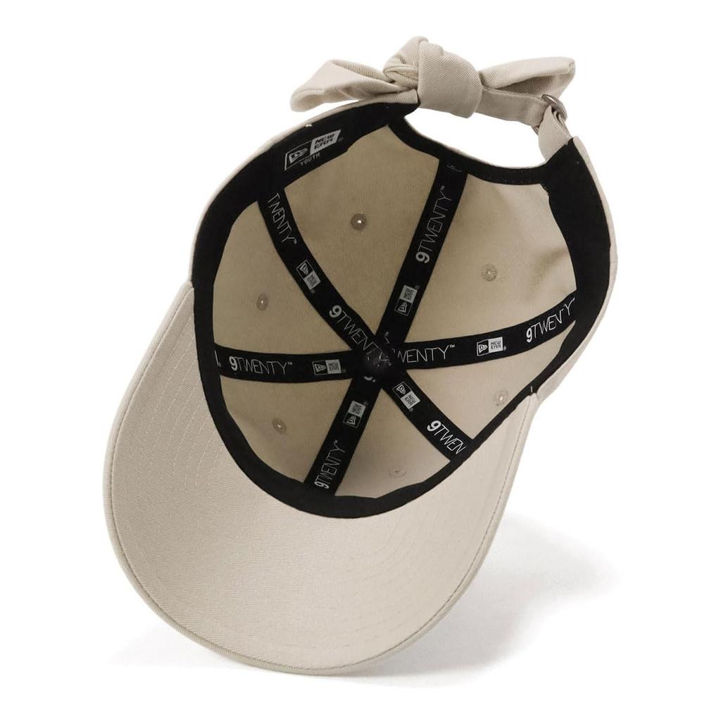 New Era Kids Cap Youth 9TWENTY Ribbon 14666055 NER35K9066 Ivory Ribbon Rhinestone ONSPOTZ Exclusive Girls Hat 9TWENTY 920 Stylish Street Brand