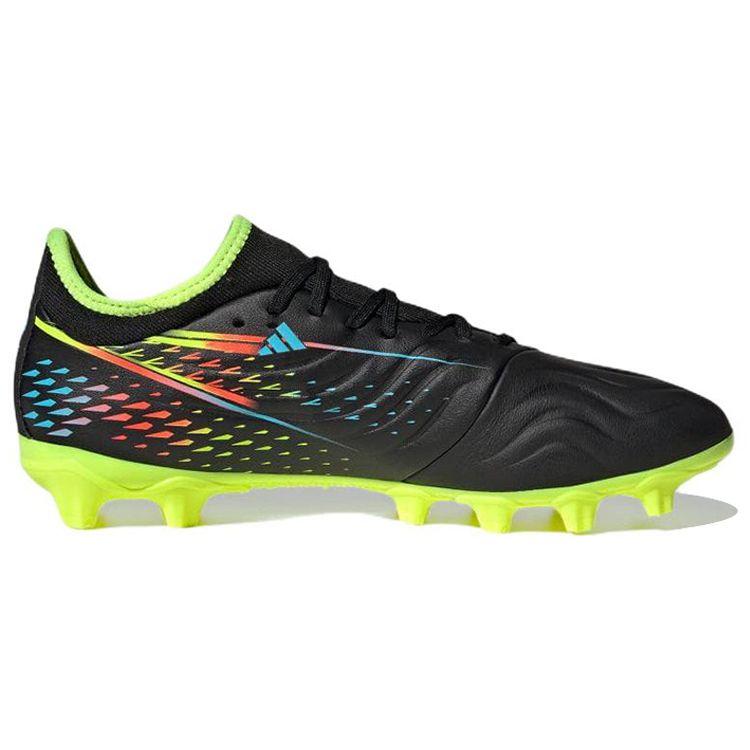 Adidas Copa Sense.3 Lace-Up Soccer Cleats With Anti-Slip And Wear-Resistant Features, Suitable For HG/AG And FG Turf Men Sneaker Black Green GZ1362