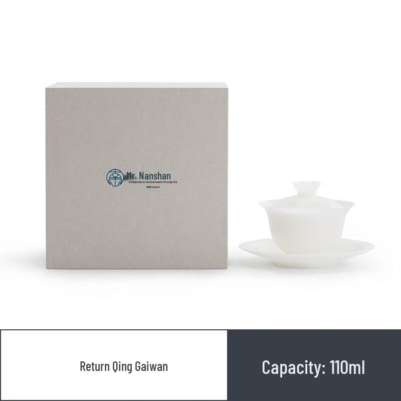 Premium Ice Jade Thin-Bodied Gaiwan Tea Bowl