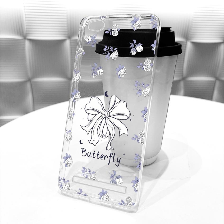 For Cover Xiaomi Redmi 4A 5A 4 4X Go Phone Case Popular Butterfly Flower Soft Slim Silicone Back Cover For Redmi4a Redmi4x Shell
