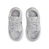 Air Jordan 1 Retro Low OG TD Metallic Silver Baby Sneakers Grey Neutral-Grey White FQ5435-002