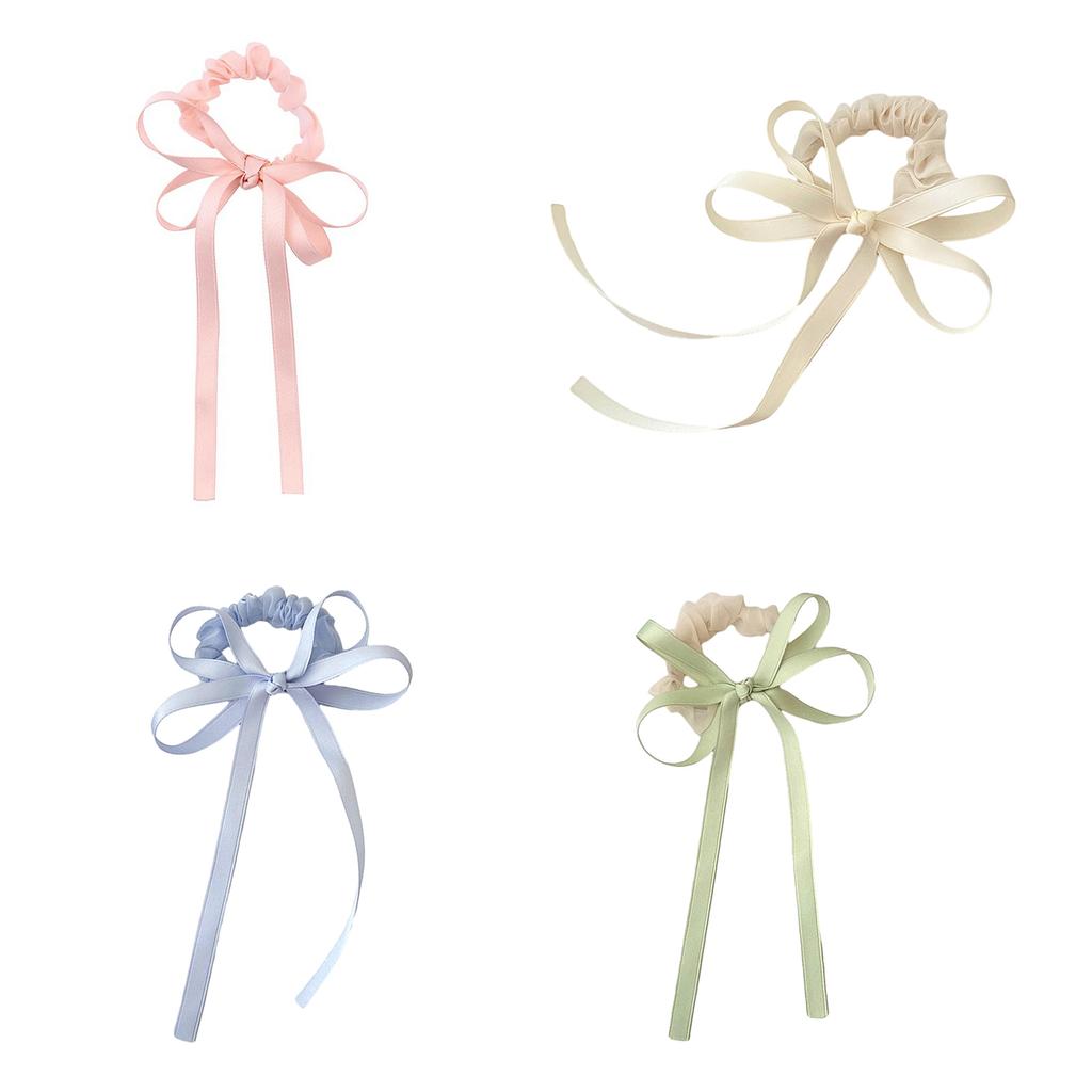 Princess Balletcore Bow Hair Tie Bowknot Ponytail Holder Enchanting Y2K Style Bowknot Hair Tie Hair Rope