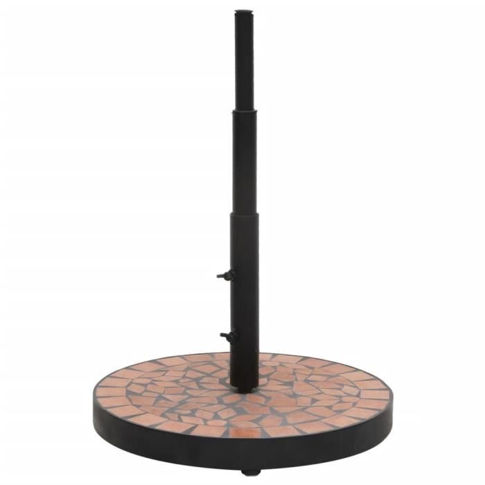 VidaXL Round Terracotta Parasol Base 12 Kg 362219