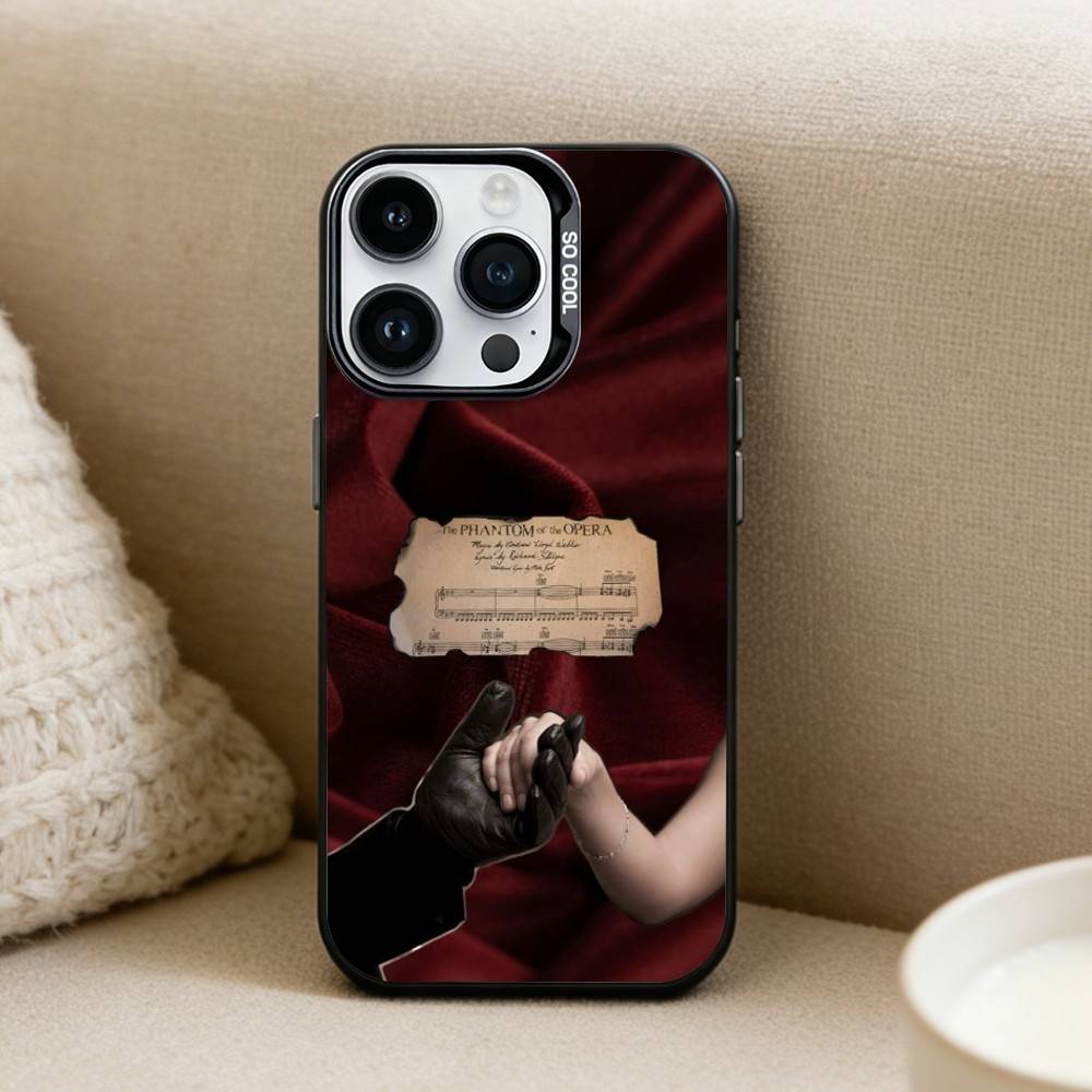 

The Phantom of the Opera Phone Case For iPhone17, 16,15,14,13,12 Pro Max Black Candy Matte Shockproof Cover iPhone12PROMAX