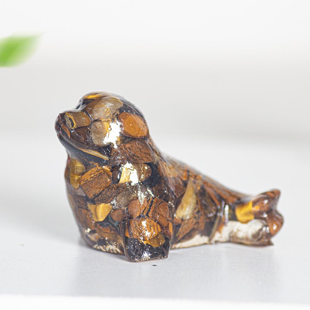 Resin Crystal Sealife Figurine With Handcrafted Resin Art For Home Decor And Giftgiving