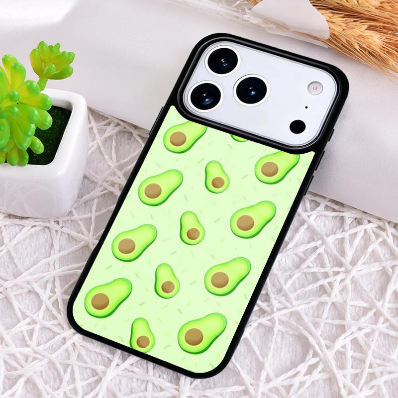 

Avocado Pear Papaya Fruit Phone Case for iPhone 17 Air 16 15 11 12 14 13 Pro Max Shockproof Cover iPhone 16 Pro