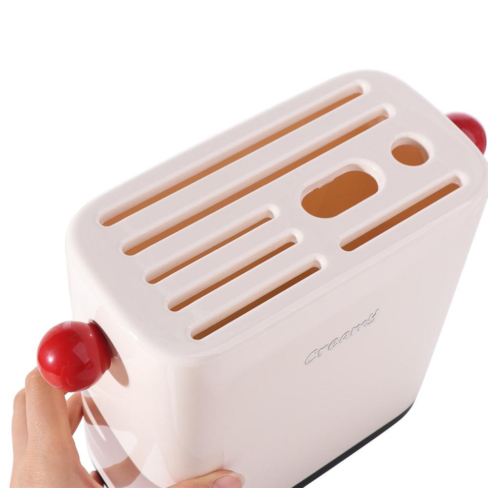 Space Saving Kitchen Cutlery Holder Plastic Cutlery Drying Rack Dopamine Knives Rack  Countertop