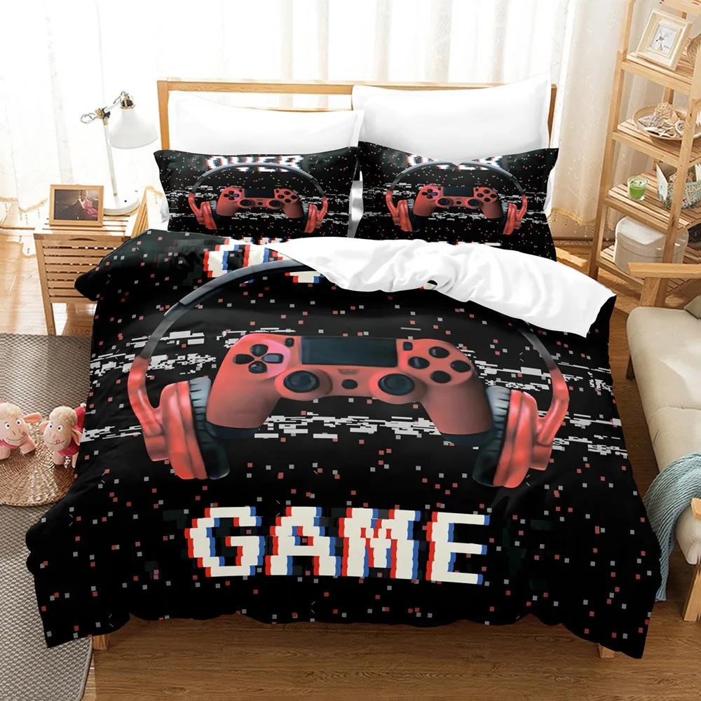 Cartone Animato Gioco Carino Aphmau con Ali Set Letto Ragazzi Ragazze Misura Singola Queen King Copripiumino Federa Letto ragazzi Adulti