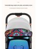 Lightweight Baby Stroller: Sit and Lie, One-Key Fold, Four-Wheel Shock Absorption, Outdoor Umbrella Car.