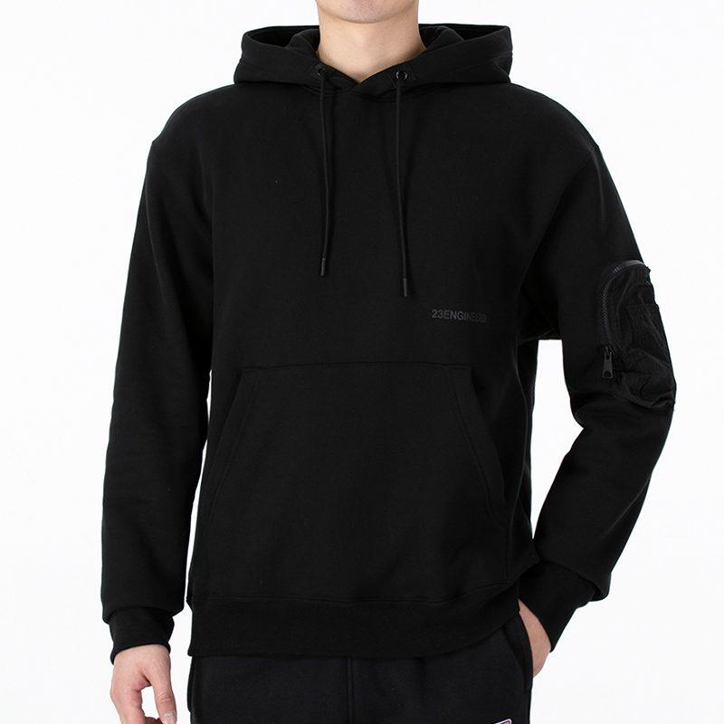 Nike Sweatshirts Men's Black Hooded Moderate Other DR6406-010