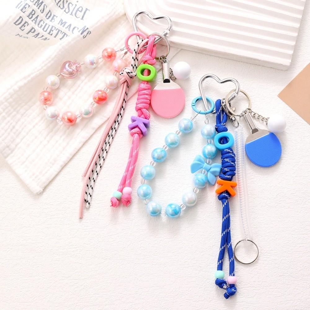 Stylish Design Baseball Braid Rope Pendant Hanging Chain Braided Bag Charm  Couple Gift