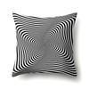Gray Nordic Retro Ins Light Luxury Polyester Pillowcase Car Decoration Home Printed Waist Rest Pillowcase