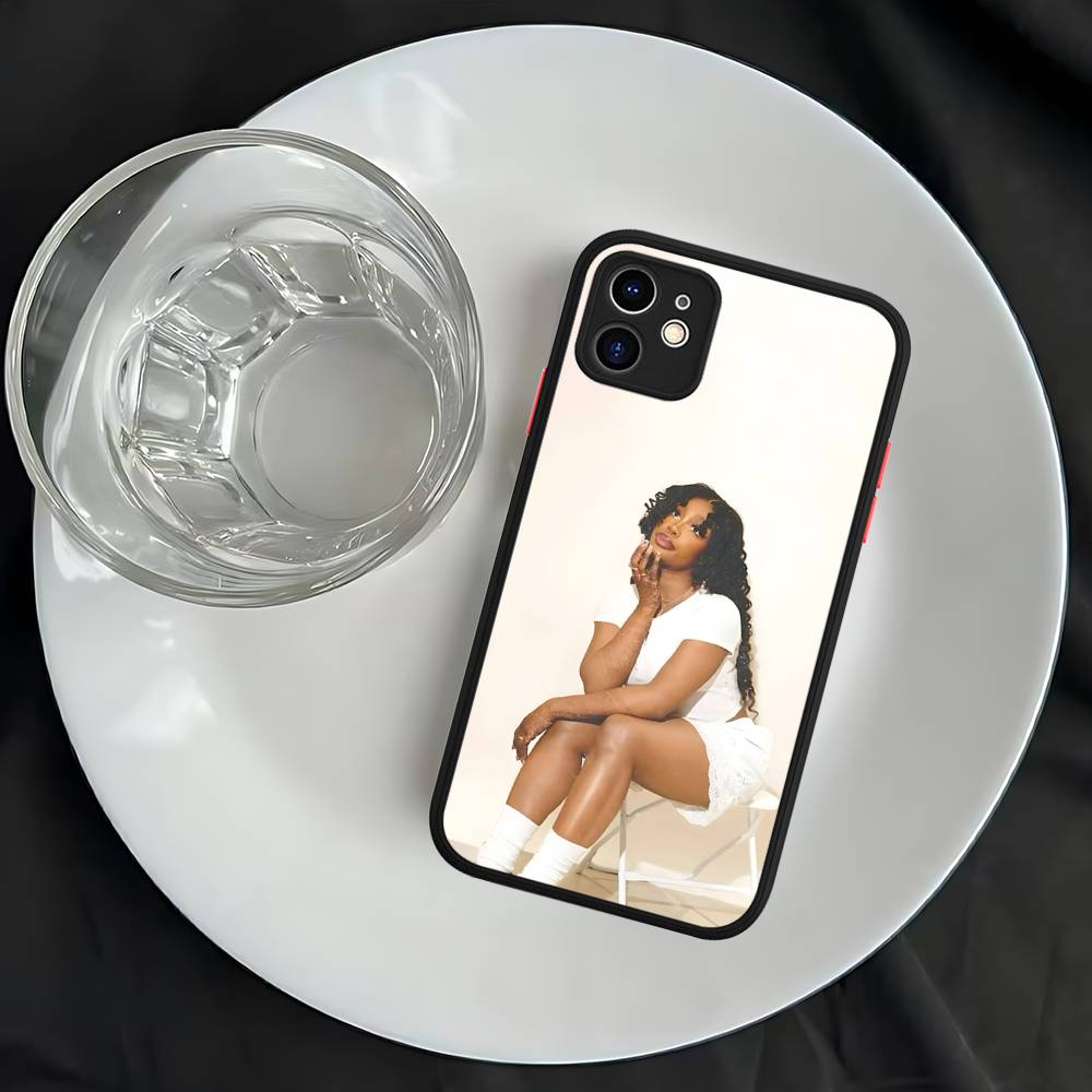 Singer SZA SOS Phone Case For IPhone 16 15 14 11 12 13 Pro Max X Plus XS MAX Translucent Matte Cover