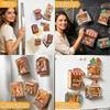 2026 New Style DIY Fridge Magnet Kit 3D Wooden Puzzle Miniature Refrigerator Magnet with LED Light Mini Book Nook Home Decor