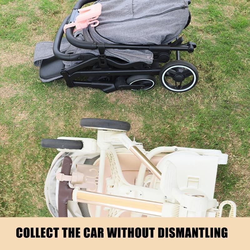 Multifunctional Baby Strollers Accessory Double Hook and Rotatable Phone Stand Bracket for Easy Shopping and Walking