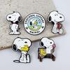 Snoopy Cartoon Brooch - Cute Backpack & Clothing Accessory for Kids